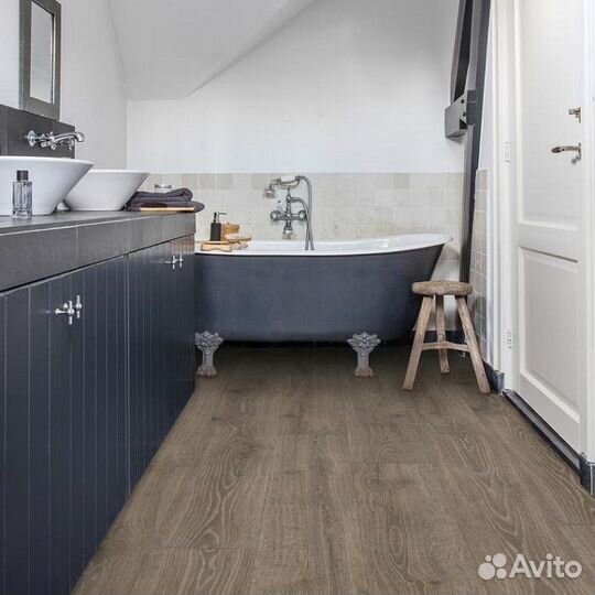 Ламинат Quick-Step Дуб коричневый Woodland Oak