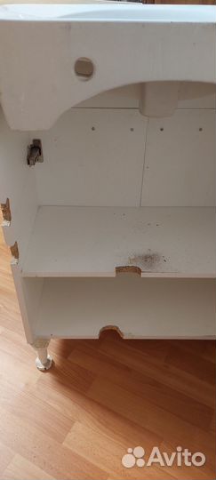 Тумба для ванной с раковиной бу