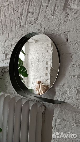 Зеркало настенное круглое 60 см