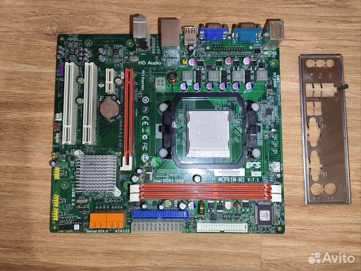 Материнская плата ECS HT2000 am3