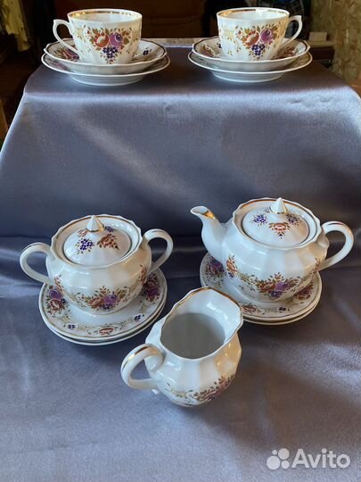 Чайный сервиз Вербилки СССР