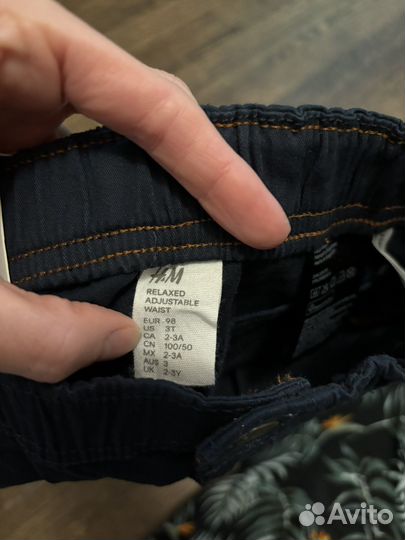 Брюки детские для мальчика 98 новые H&M
