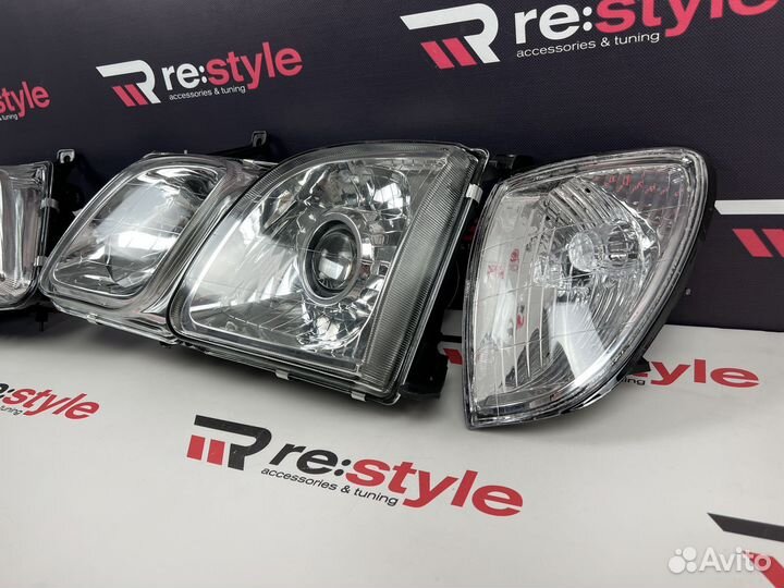 Фары Lexus LX470 Галоген Светлые