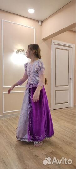 Костюм Рапунцель на 8- 10 лет