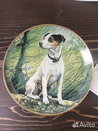 Тарелки декоративные Джек Рассел, США