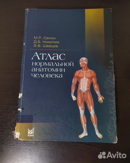Атлас по анатомии Сапин
