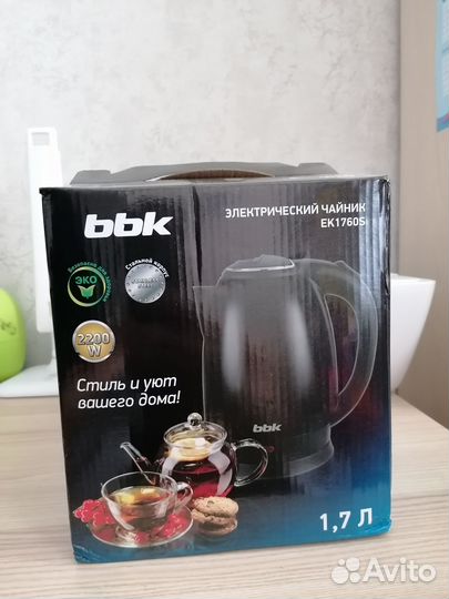 Чайник электрический BBK новый