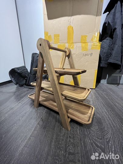 Подставка деревянная трехярусная