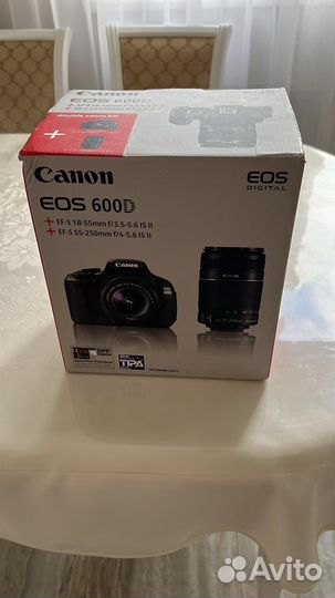 Зеркальный фотоаппарат canon 600d