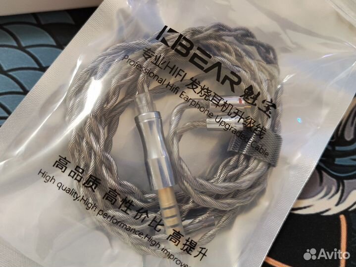 Новый графеновый кабель kbear для наушников