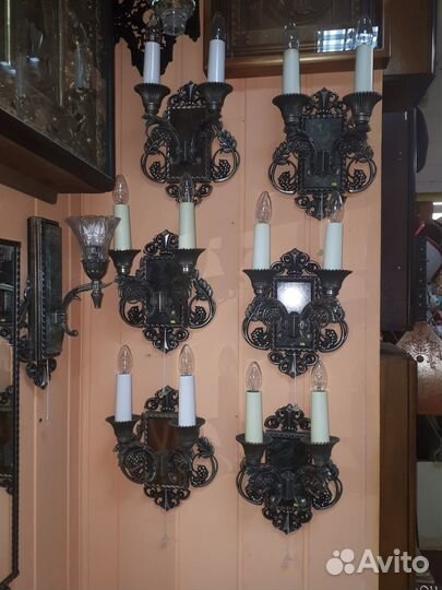 Зик Рябинка бра зеркало светильник лампа таршер