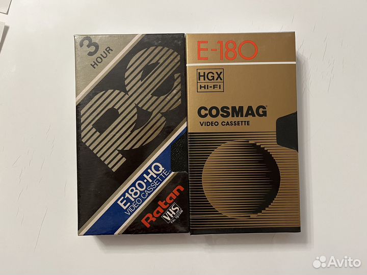 Видеокассеты новые запечатанные
