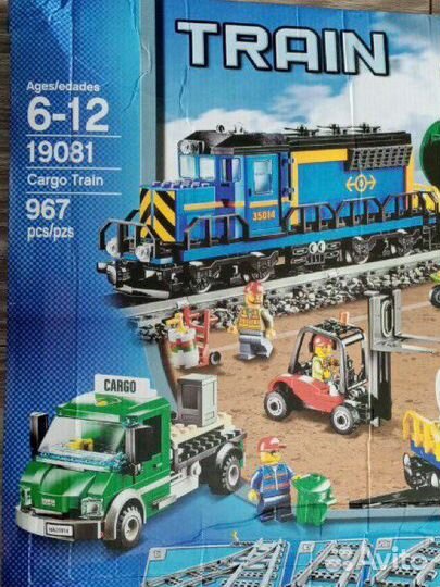 Лего поезд, Конструктор Train Грузовой поезд 19081