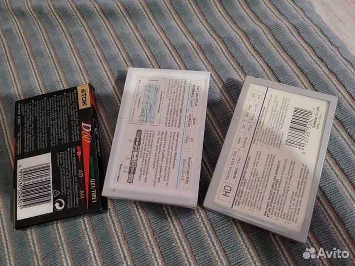 Кассеты TDK, GoldStar, Sony, Maxell. Новые