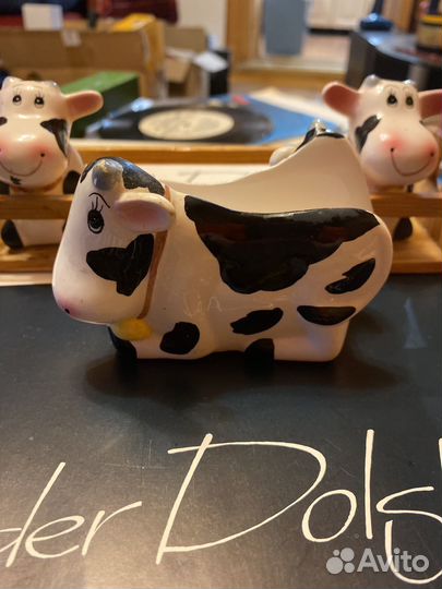 Набор солонка и перечница Коровки