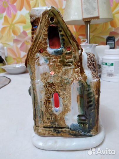 Подсвечник- декоративный домик.Уют и сказочность