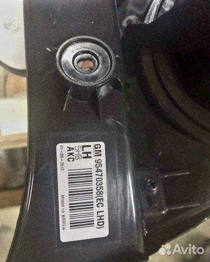 Фонарь chevrolet aveo