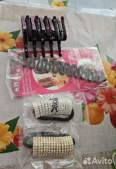 Заколки комплектом из 4шт