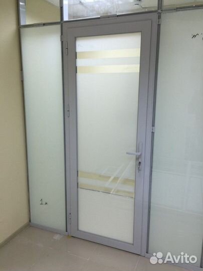 Алюминиевые двери и перегородки: входные, офисные