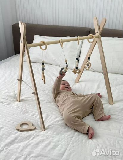 Стойка деревянная монтессори