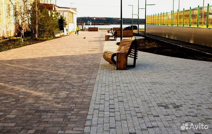 Тротуарная плитка, брусчатка в наличии