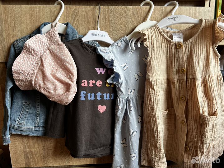 Детские вещи на девочку пакетом 86 92