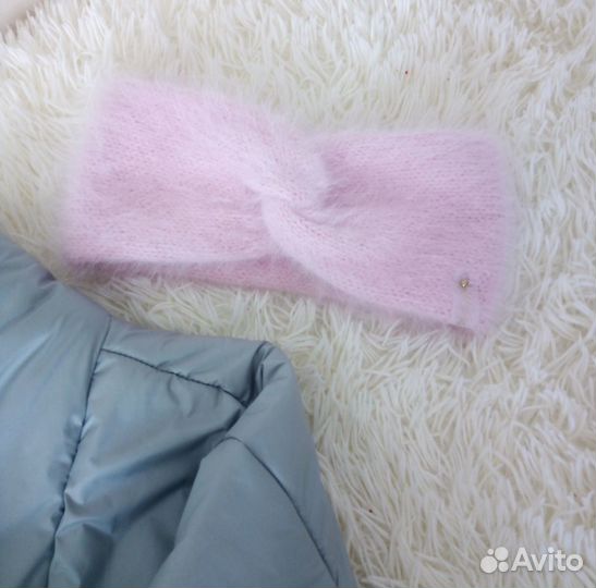 Повязка на голову из ангоры