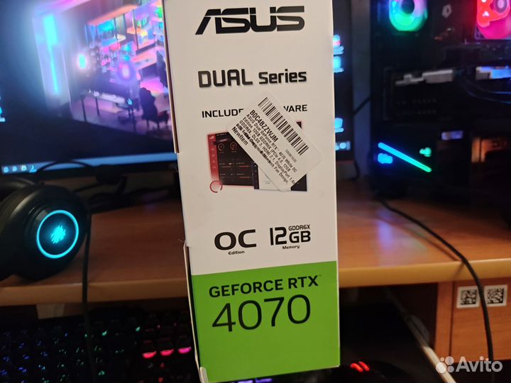 Видеокарта nvidia geforce RTX 4070 (12GB)