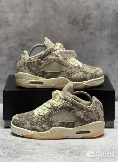 Кроссовки Nike PSG x Air Jordan 5 Low (Арт.63870)