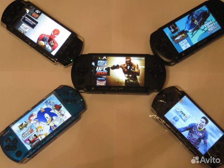 PSP 2 вида, 5 вариантов