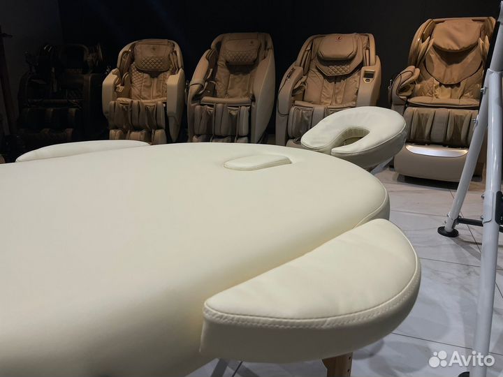 Массажный стол Restpro VIP oval 2 крем