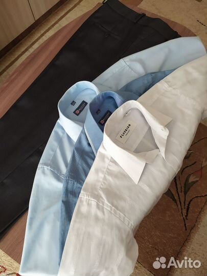 Рубашки и брюки на 10-12 лет