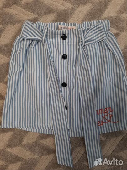 Летняя одежда для девочки. Разм. 140-146. Пакетом