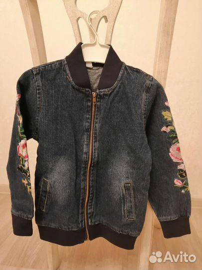 Джинсовка новая. Хлопок. 128р
