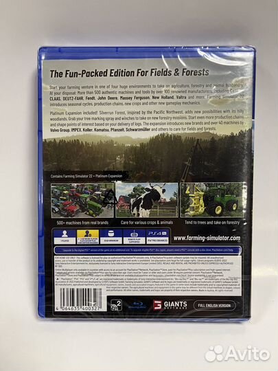 Farming Simulator 22 - Platinum Edition диск PS4