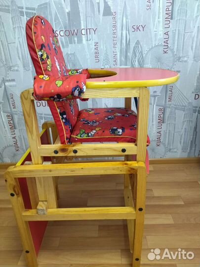 Стульчик для кормления трансформер