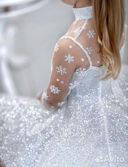 Платье Снежинка