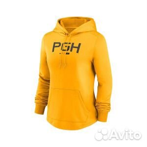Женский пуловер с капюшоном Gold Pittsburgh Pirate