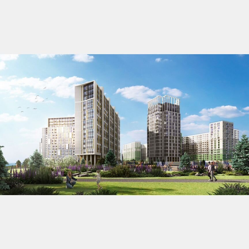 3-к. квартира, 87,4 м², 14/14 эт.
