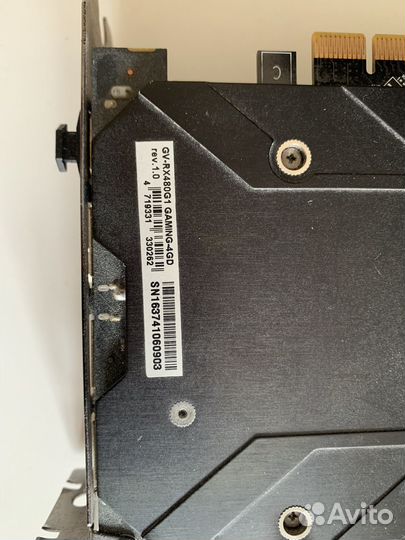 Видеокарта Gigabyte rx480 4gb gaming