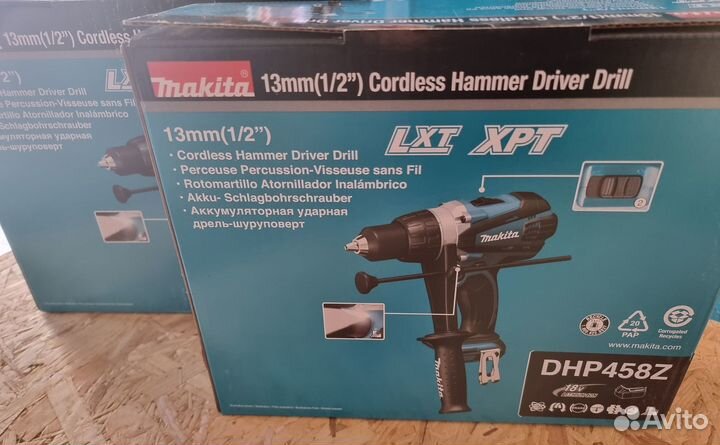 Ударная дрель-шуруповерт LXT Makita DHP458Z