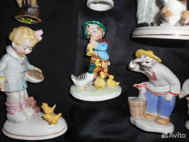 Фарфоровые фигурки статуэтки СССР и другие