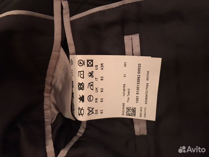 Пальто мужское hugo boss FR52. Оригинал