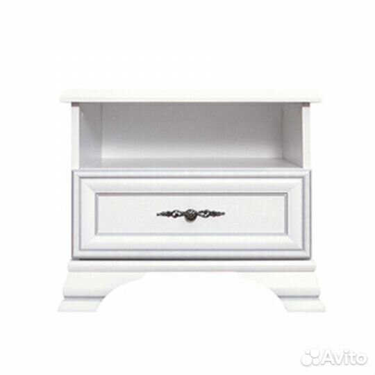 Тумба прикроватная kentaki KOM 1S белый