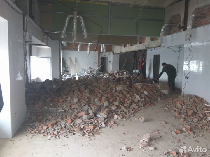 Разнорабочие на демонтаж