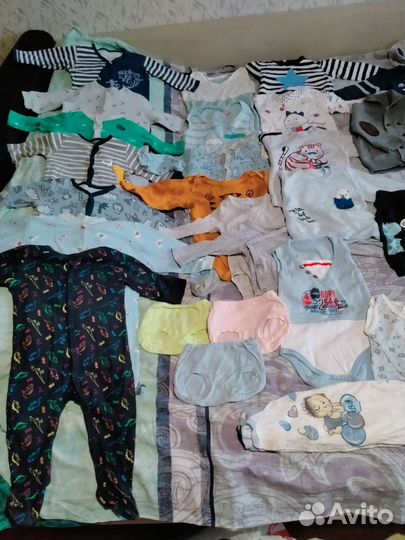 Большой пакет вещей на мальчика