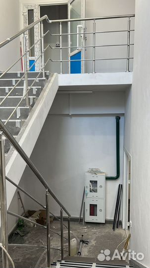 Перила в офис из нержавейки