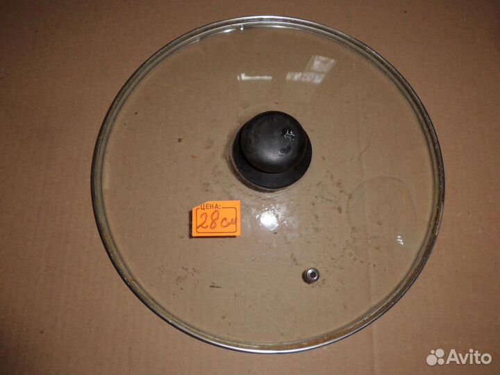 Крышка стеклянная для кастрюли