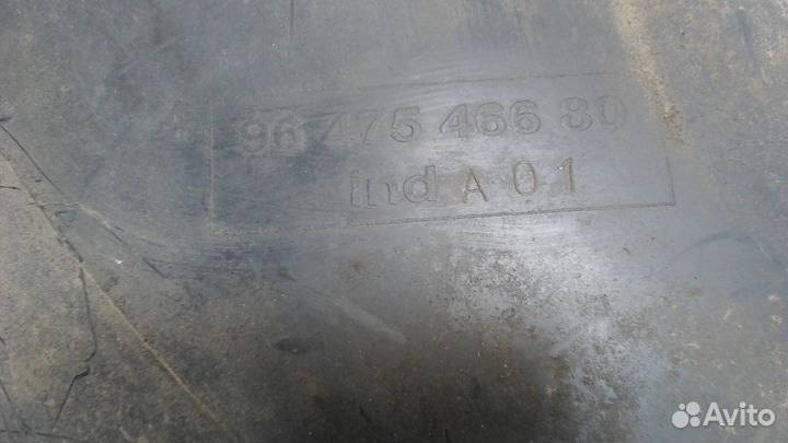 Защита арок (подкрылок) Peugeot 206, 2004