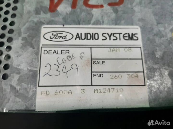 Магнитола Ford Mondeo 3 2002